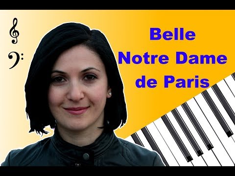 Belle - Notre Dame de Paris - Piano Cover with Free Music Sheets \'ბელ\'- პარიზის ღვთისმშობლის ტაძარი